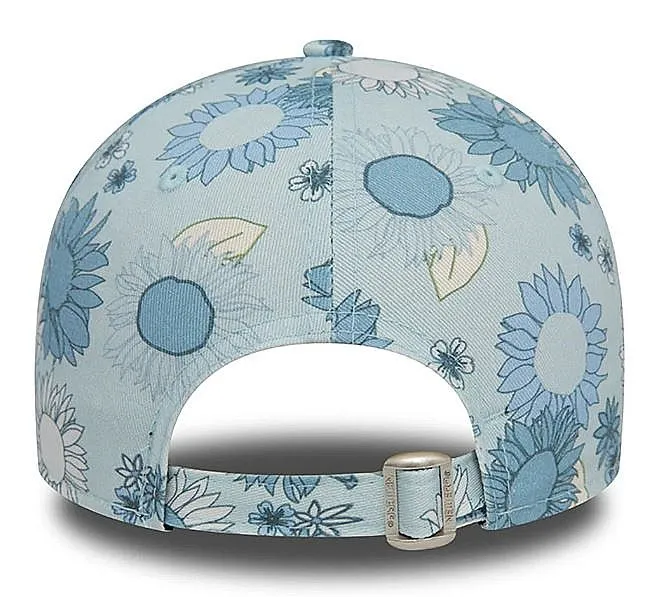 GORRA CON VISERA NEW ERA 9FO FLORAL AOP MLB NEW YORK YANKEES  BLUE/WHITE  WOMEN´S