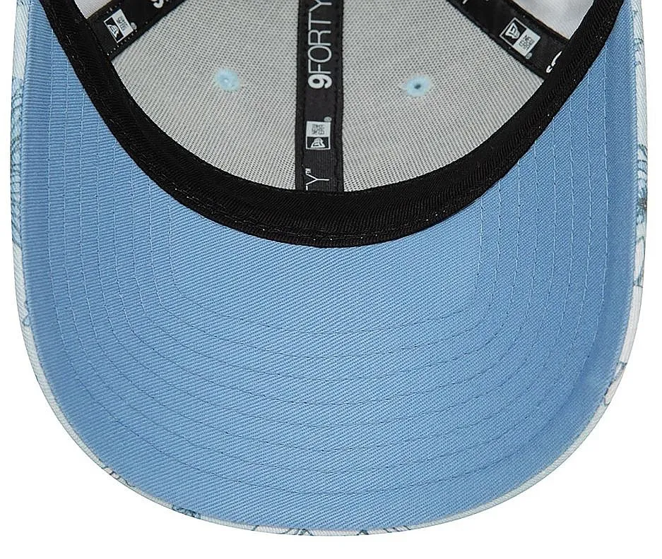GORRA CON VISERA NEW ERA 9FO FLORAL AOP MLB NEW YORK YANKEES  BLUE/WHITE  WOMEN´S
