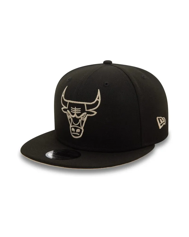 Gorra new era negra bulls nba wordmark 9fifty chibul