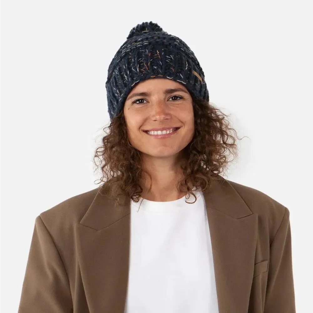 Gorro Azul con pompón Barts Jasmin