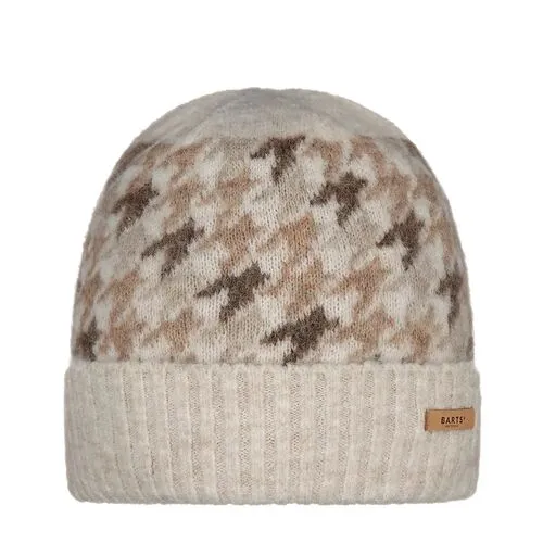 Gorro Beige de pata de gallo Barts Sterena