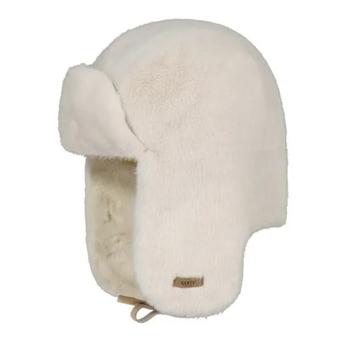 Gorro Bomber Blanco de pelo sintético Barts Lucerne