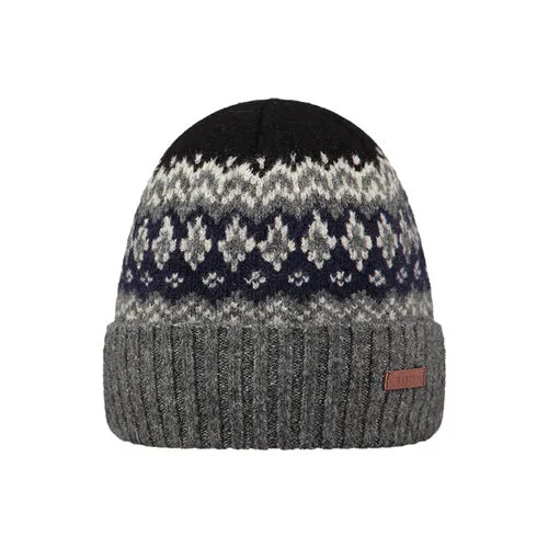Gorro Gris Barts Gregoris Beanie Dark Heather De Punto Noruego