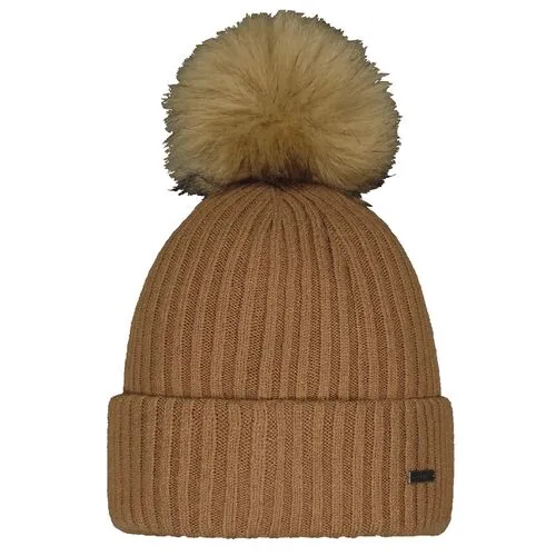 Gorro Marrón con pompón Barts Kenzie