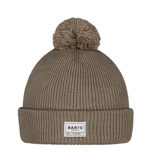 Gorro Marrón elástico con pompón Barts Arkade