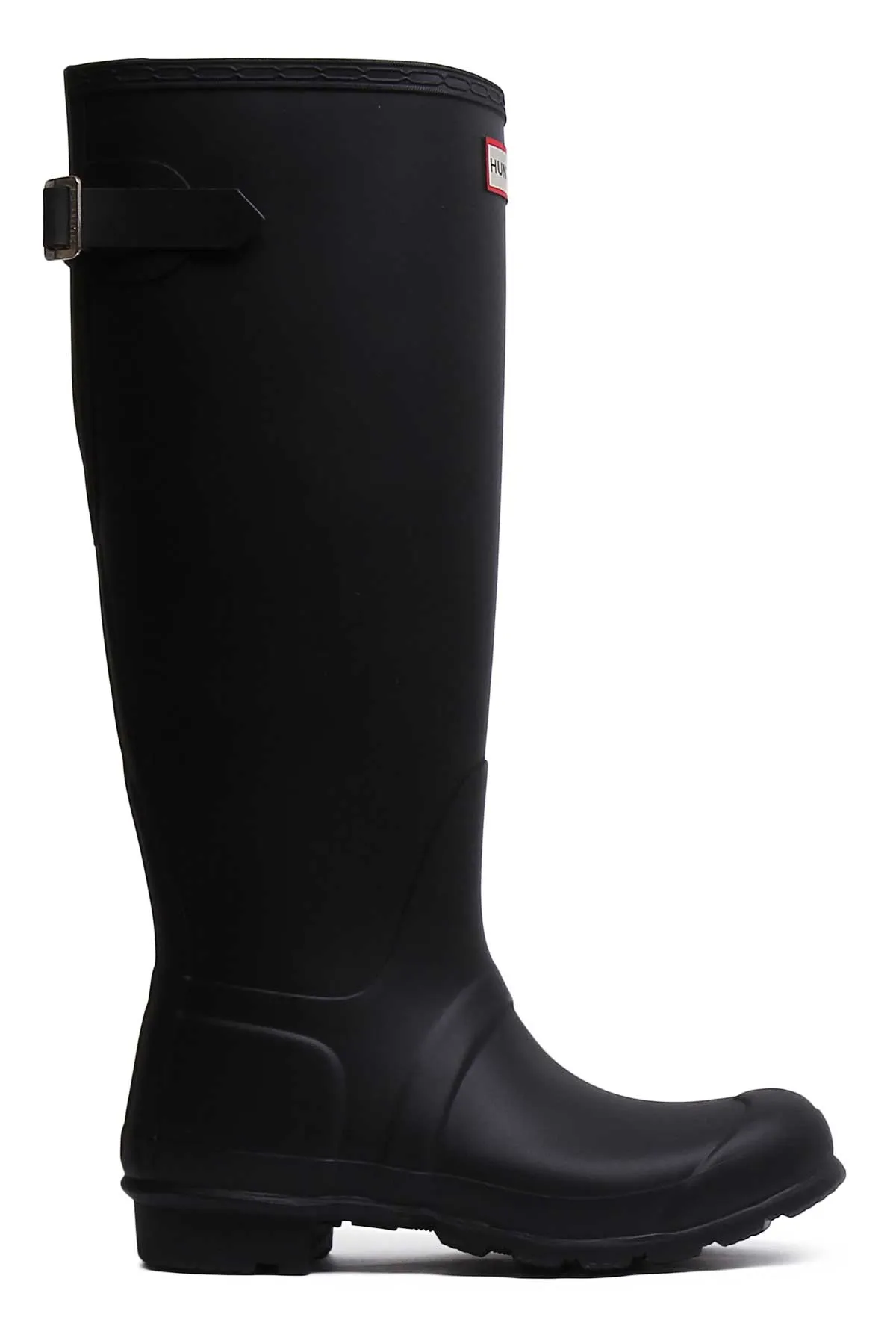 Hunter Original Bota alta ajustable para mujer en marino