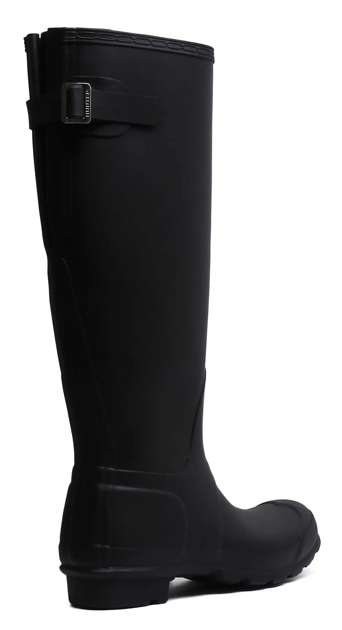 Hunter Original Bota alta ajustable para mujer en marino