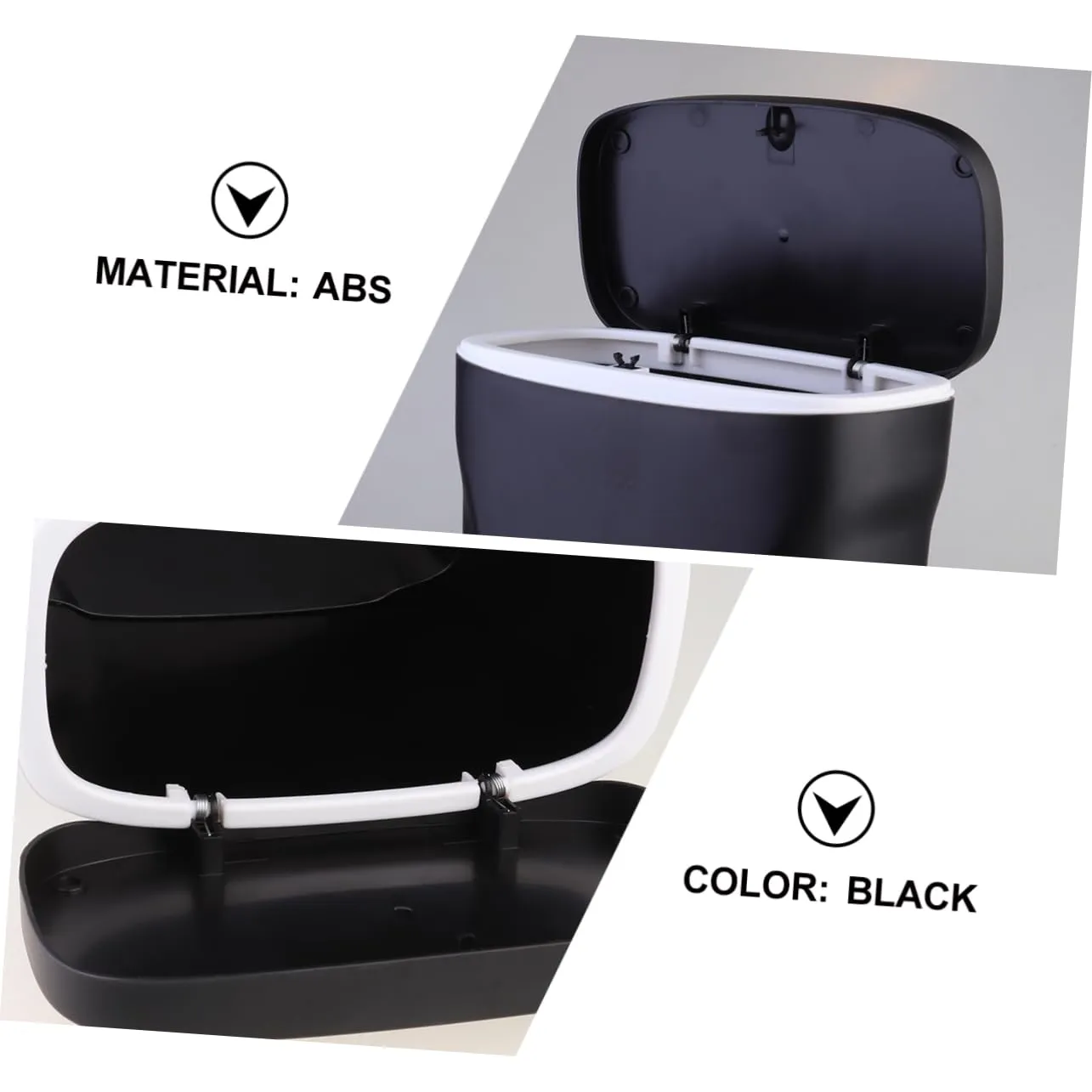 iplusmile Botes De Basura Para Automóviles Cubo De Basura Para Automóvil Diseño Compacto Material Abs Cajón Para Llaves De Teléf