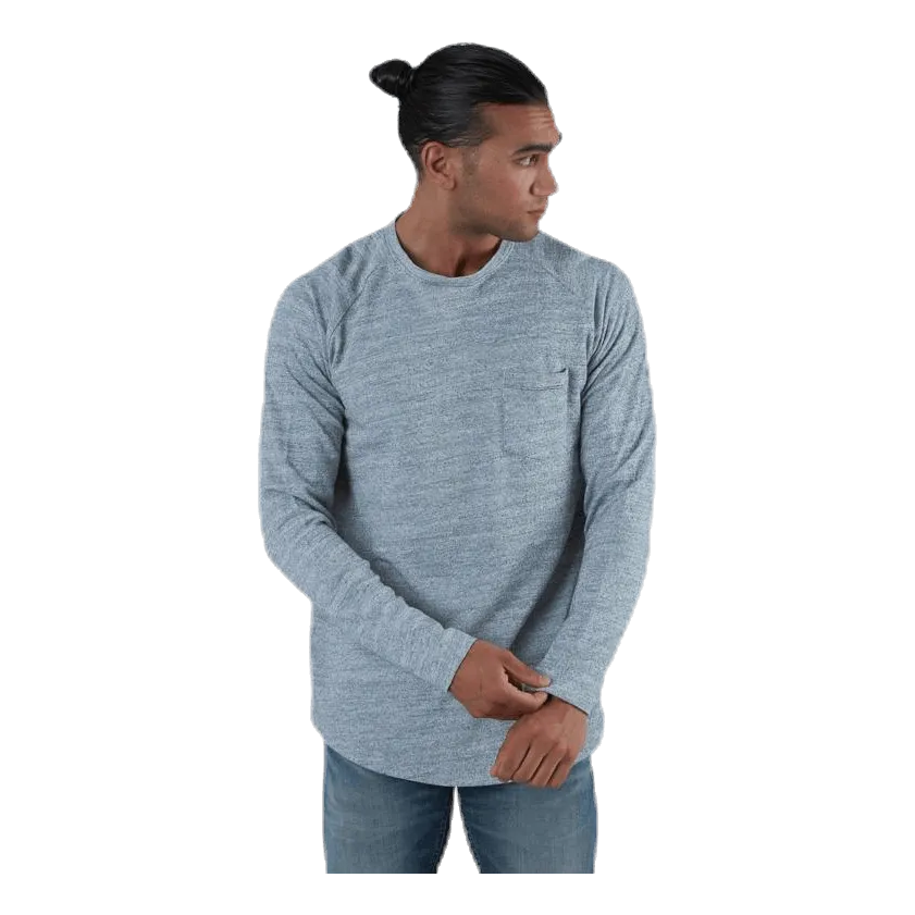 Jack & Jones Ozil Tee Ls Crew Neck White