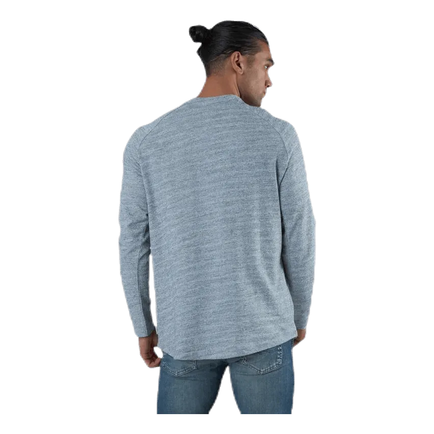 Jack & Jones Ozil Tee Ls Crew Neck White