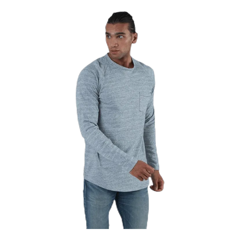 Jack & Jones Ozil Tee Ls Crew Neck White