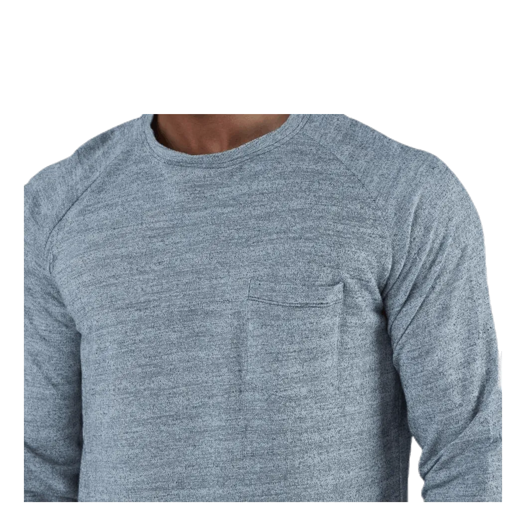 Jack & Jones Ozil Tee Ls Crew Neck White