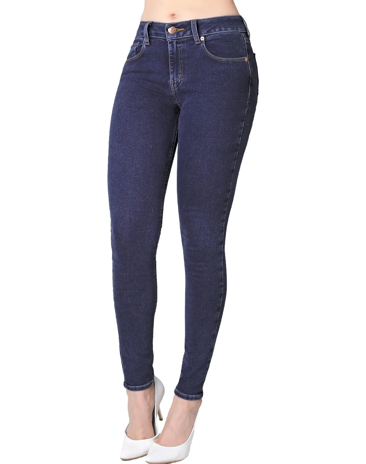 Jeans Mujer Básico Skinny Azul Oggi 59103102