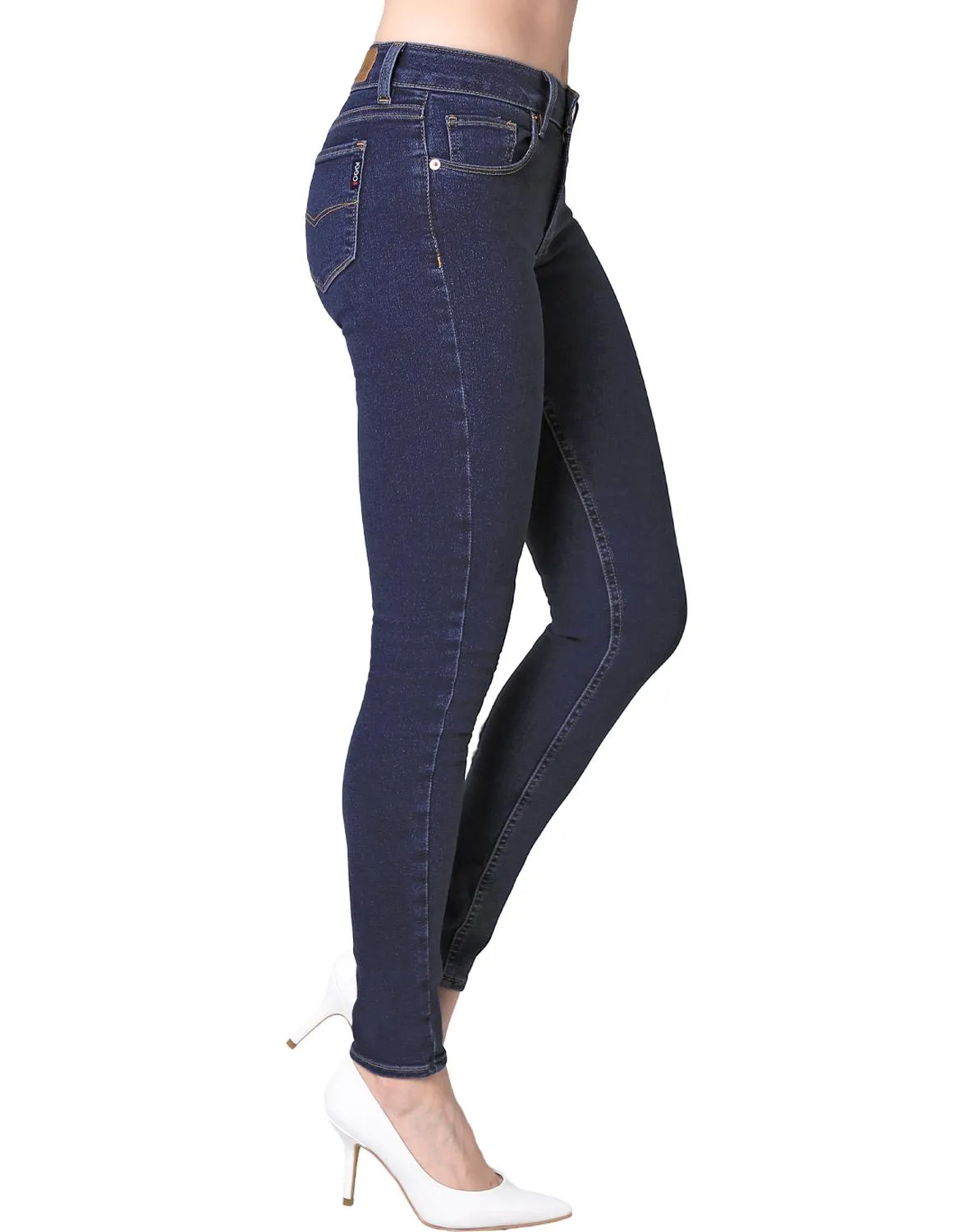 Jeans Mujer Básico Skinny Azul Oggi 59103102