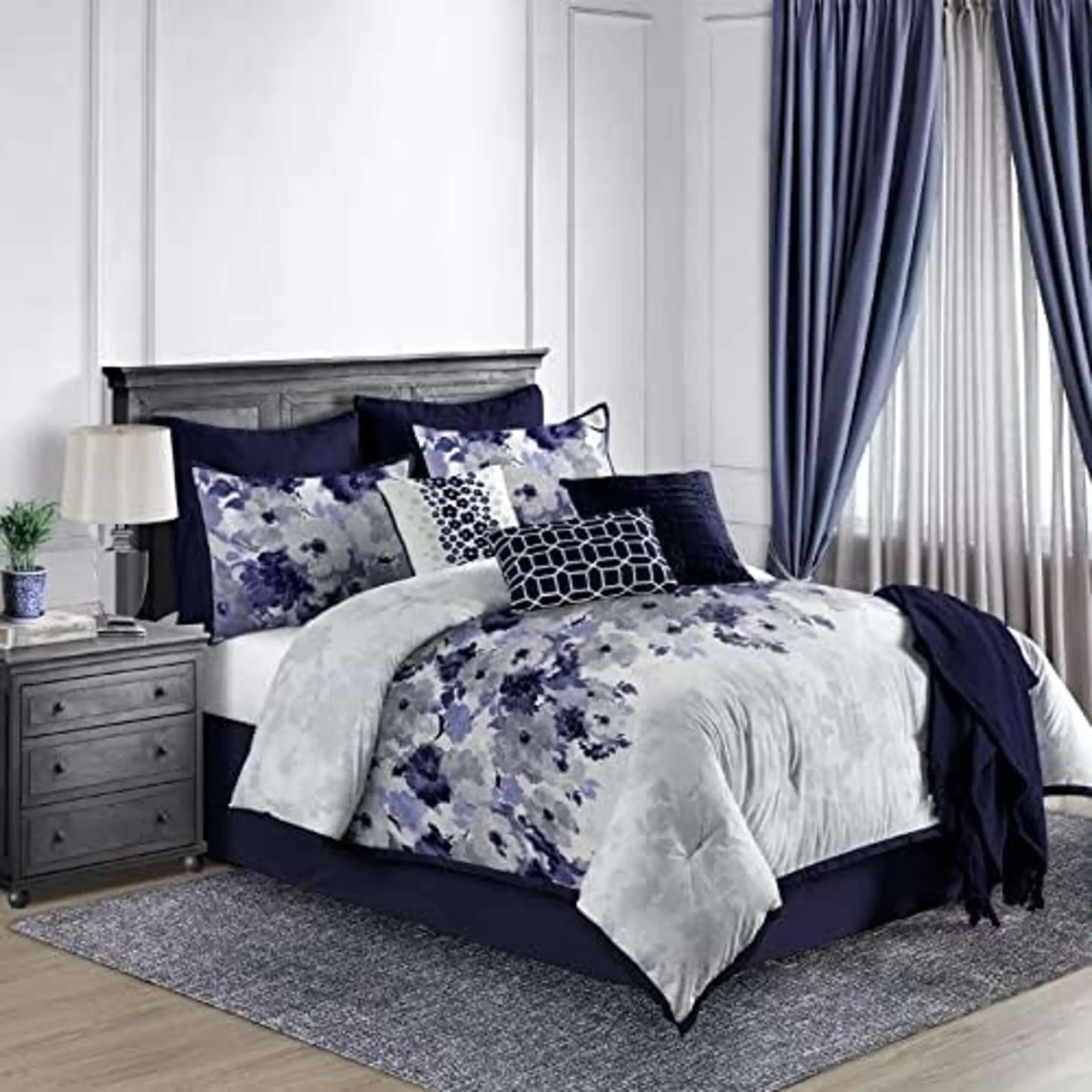 Juego De Comforter Queen Claire 10 Piezas