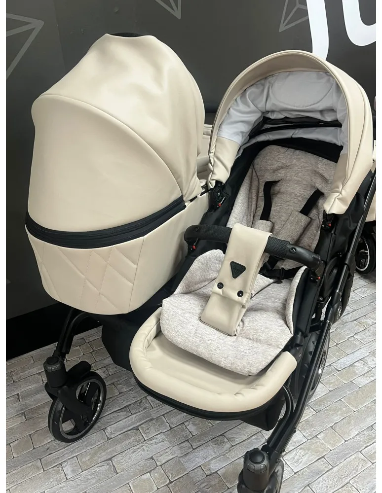 JUNAMACARRO DUO GEMELAR TERMO V3 BEIGE ECOPIEL