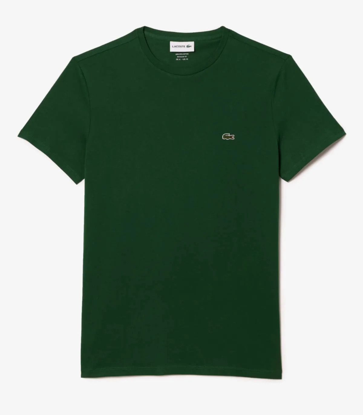 LACOSTE  CAMISETA PARA HOMBRE VERDE  TEESHIRT RAS DU COU MANC