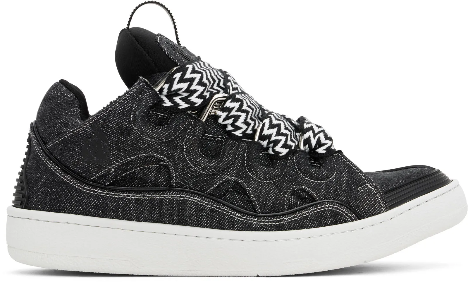 LANVIN Curb Denim Sneakers