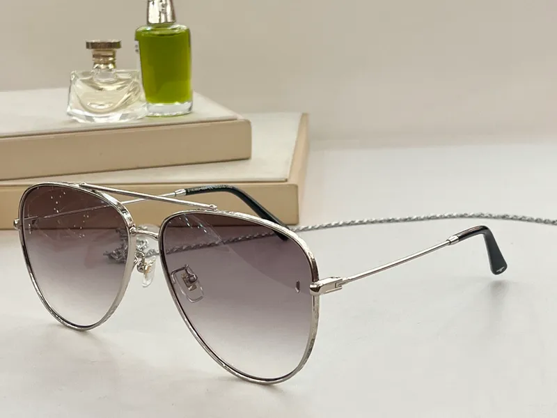 Las gafas de sol de encanto piloto Gold Metal Brown Mujeres Gafas de sol de moda de verano Sunnies Gafas de Sol Sonnenbrille Sun