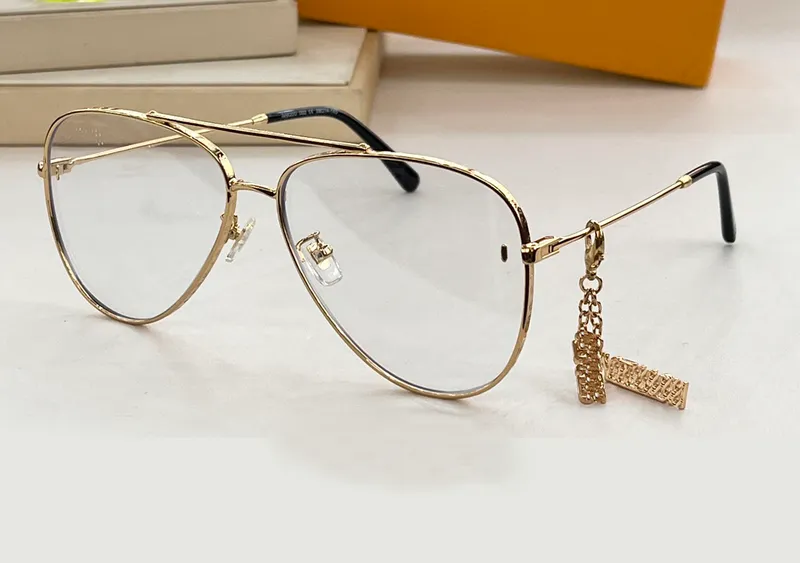 Las gafas de sol de encanto piloto Gold Metal Brown Mujeres Gafas de sol de moda de verano Sunnies Gafas de Sol Sonnenbrille Sun
