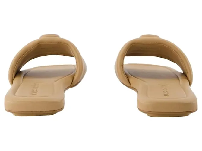 LAS SANDALIAS J MARC  MARC JACOBS  CUERO  BEIGE CASTAñO 