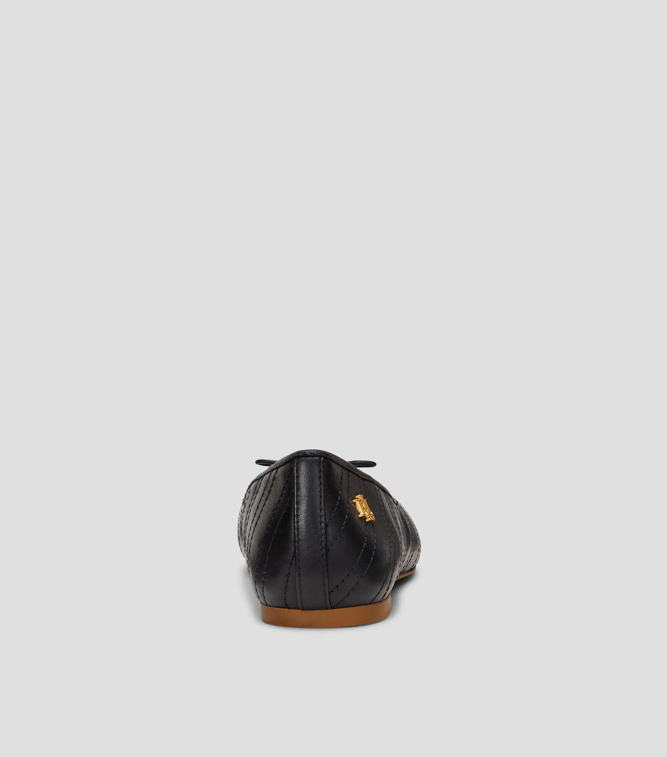 Lauren Ralph Lauren Flats Jayna en piel con logo Mujer