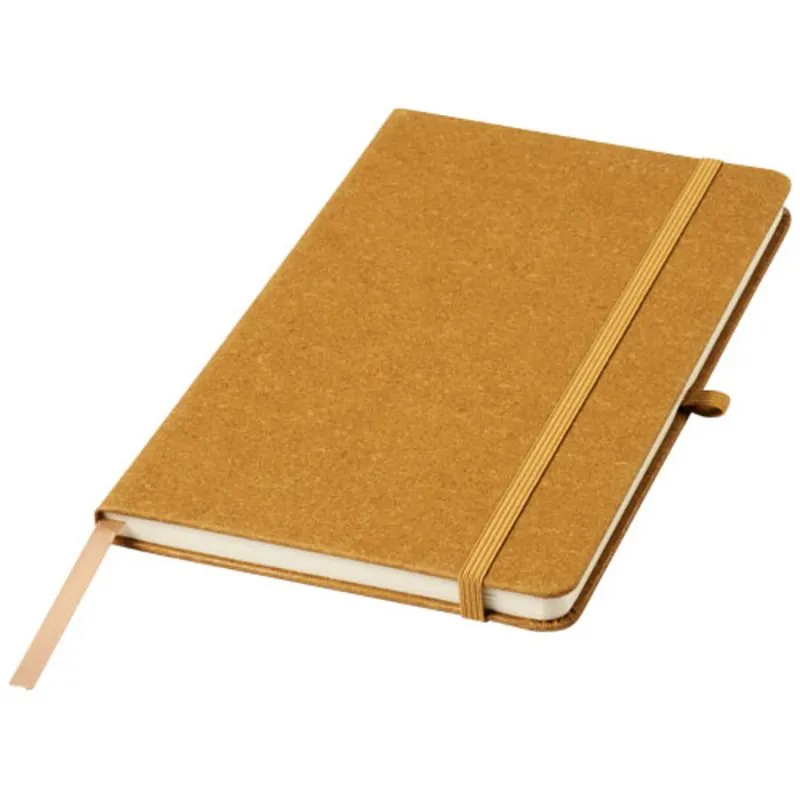 Libreta A5 de retales de piel 'Atlana'