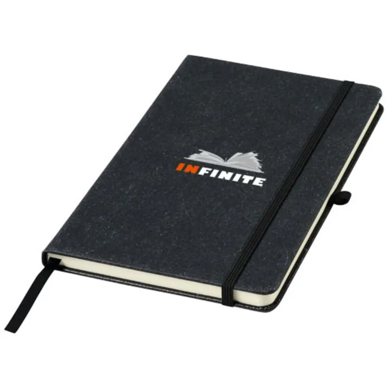 Libreta A5 de retales de piel 'Atlana'