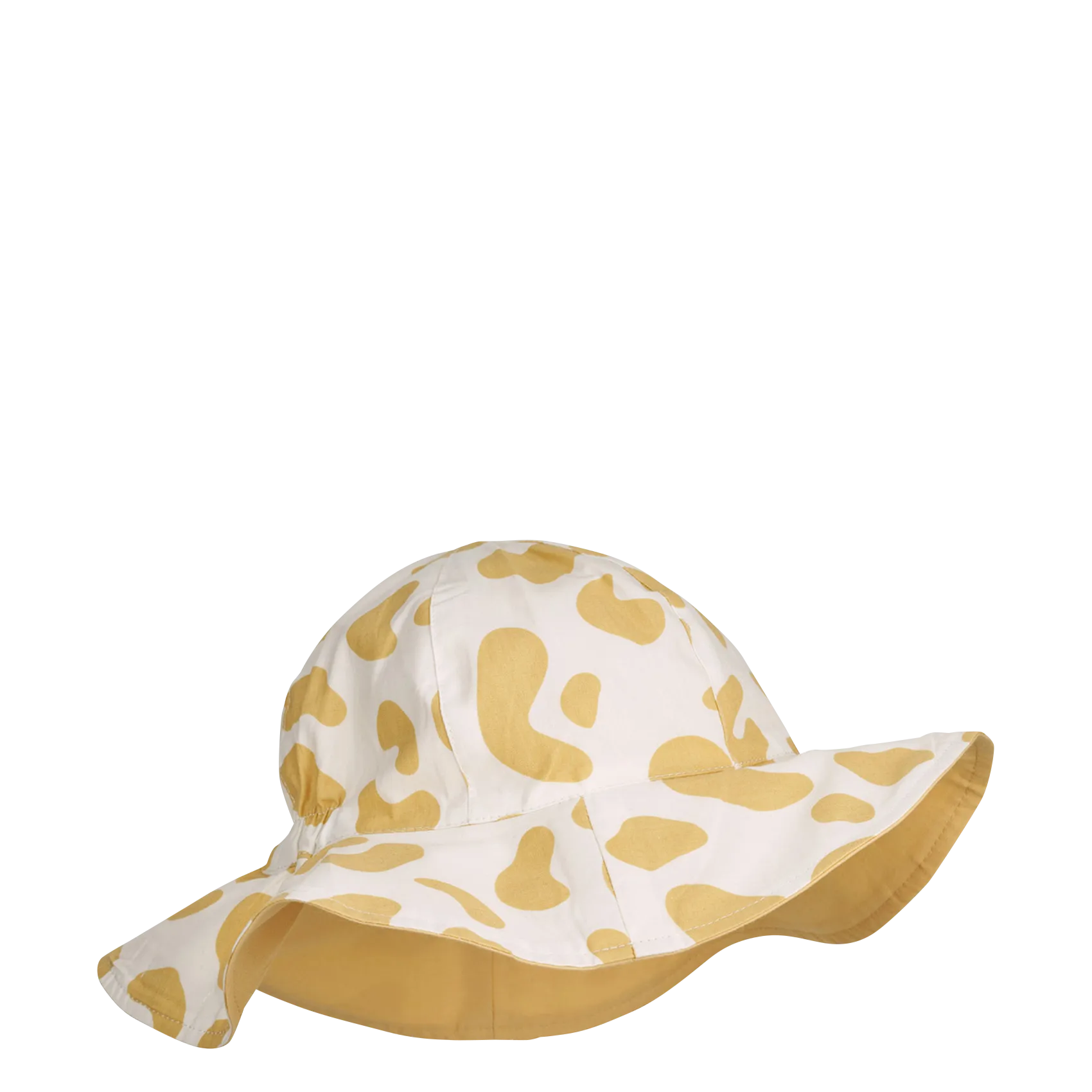 LIEWOOD AMELIA  SOMBRERO REVERSIBLE DE ALGODóN ORGáNICO EN AMARILLO