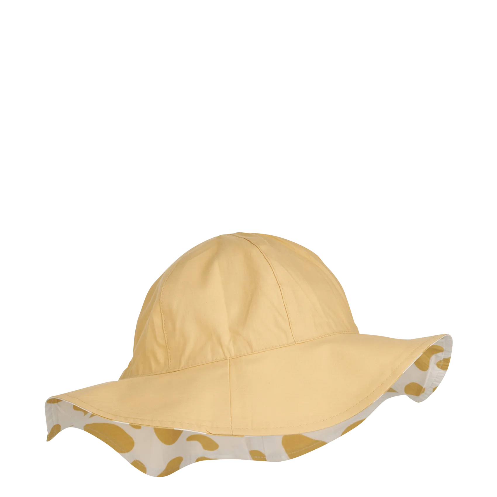 LIEWOOD AMELIA  SOMBRERO REVERSIBLE DE ALGODóN ORGáNICO EN AMARILLO
