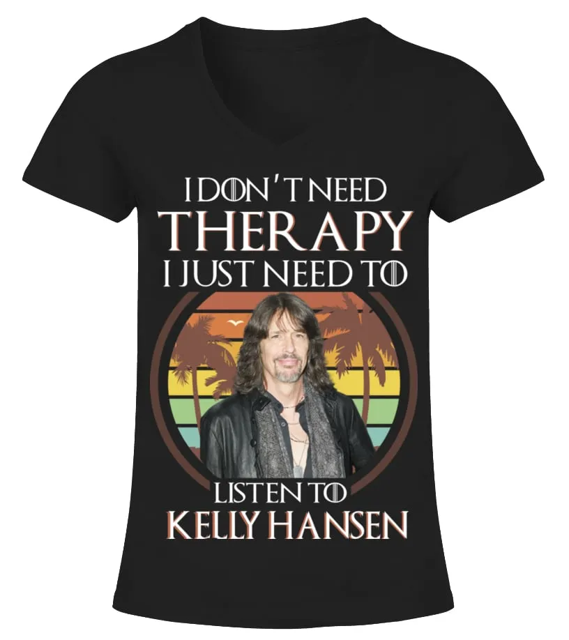 LISTEN TO KELLY HANSEN Camiseta cuello pico Mujer