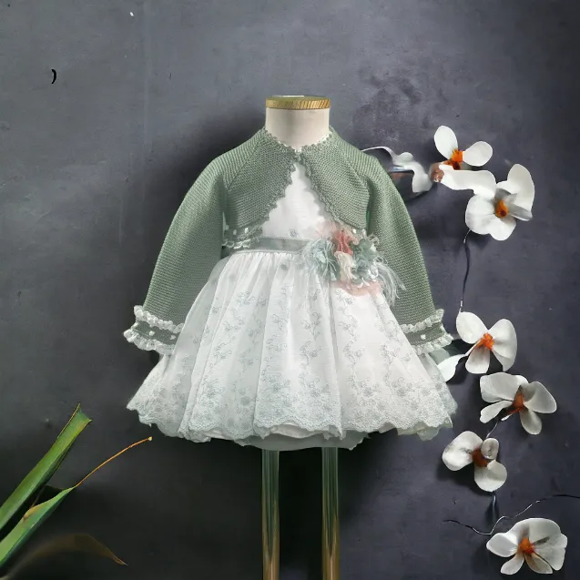 Lolittos set for girls three pieces. Special ceremony Guipure Collection