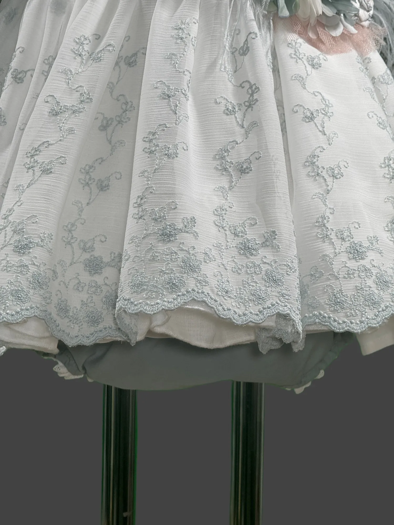 Lolittos set for girls three pieces. Special ceremony Guipure Collection