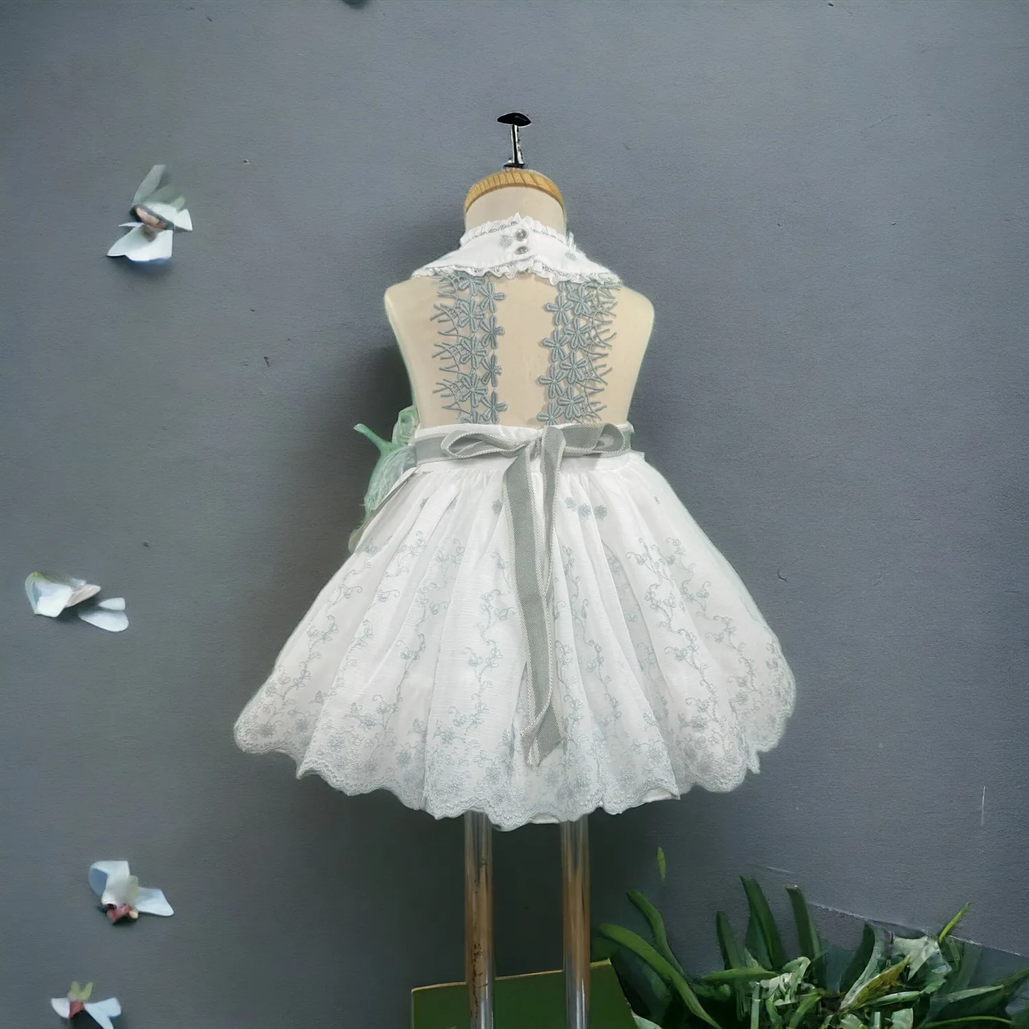 Lolittos set for girls three pieces. Special ceremony Guipure Collection