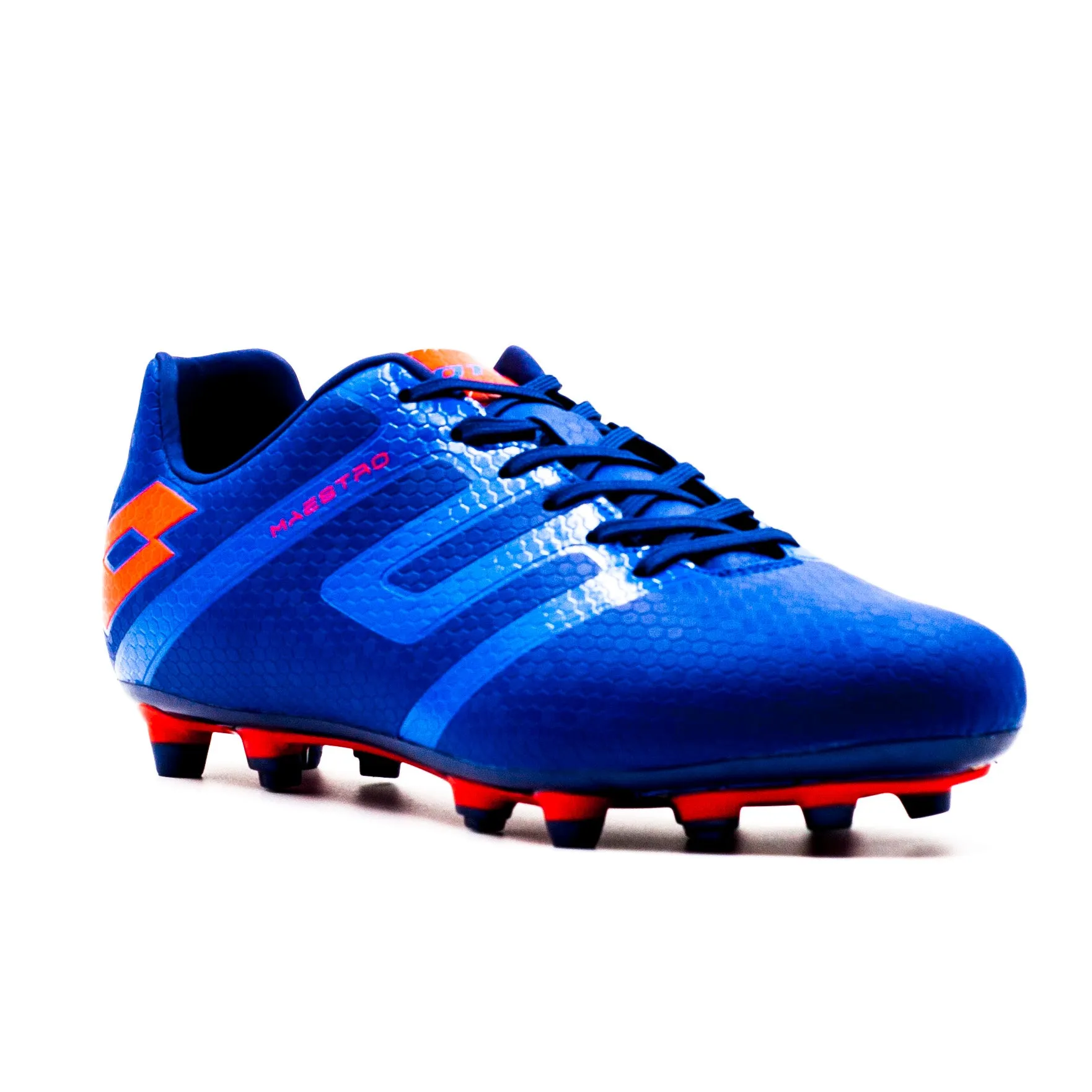 Lotto Chuteador C/Cordon Azul Rojo, Zapato Futbol