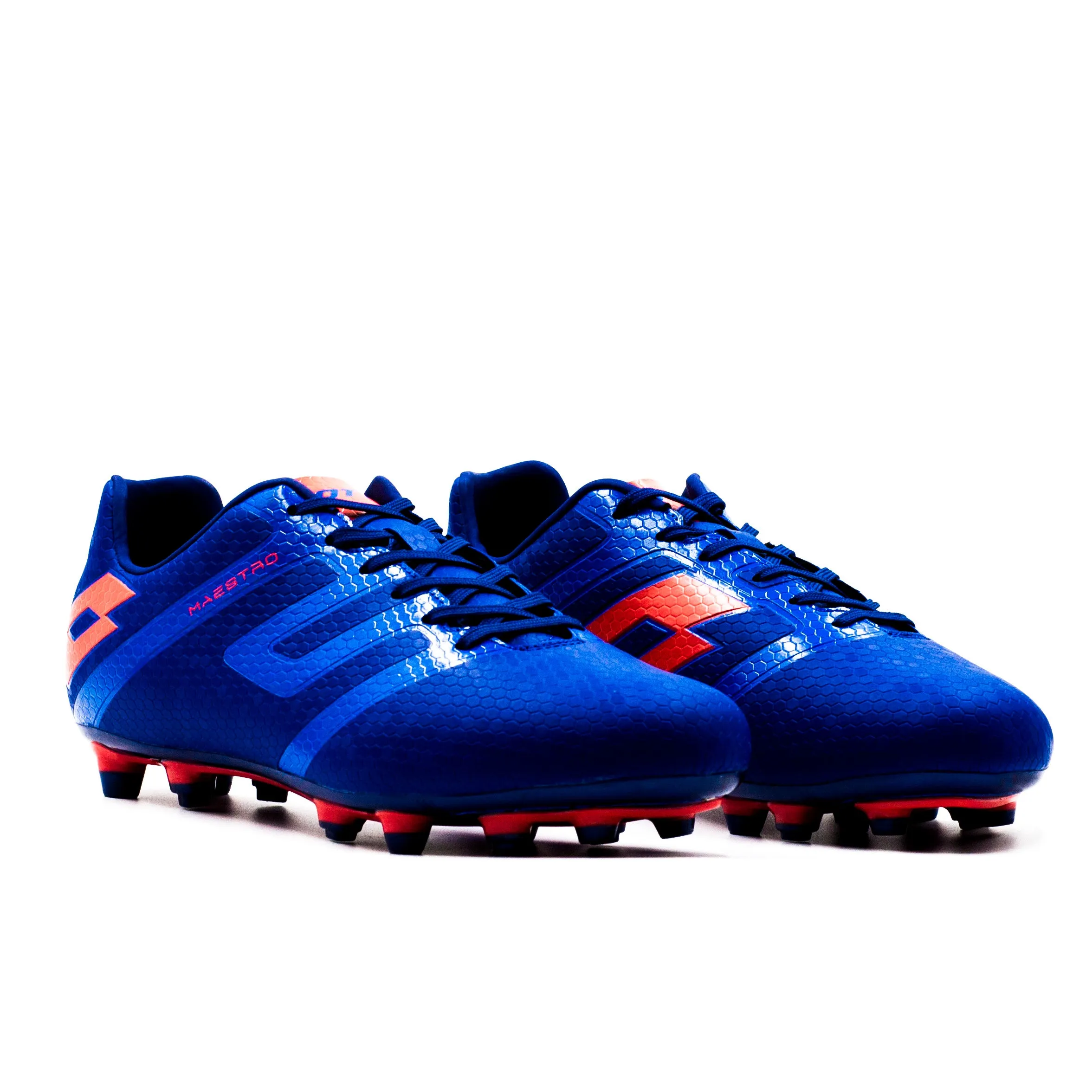 Lotto Chuteador C/Cordon Azul Rojo, Zapato Futbol