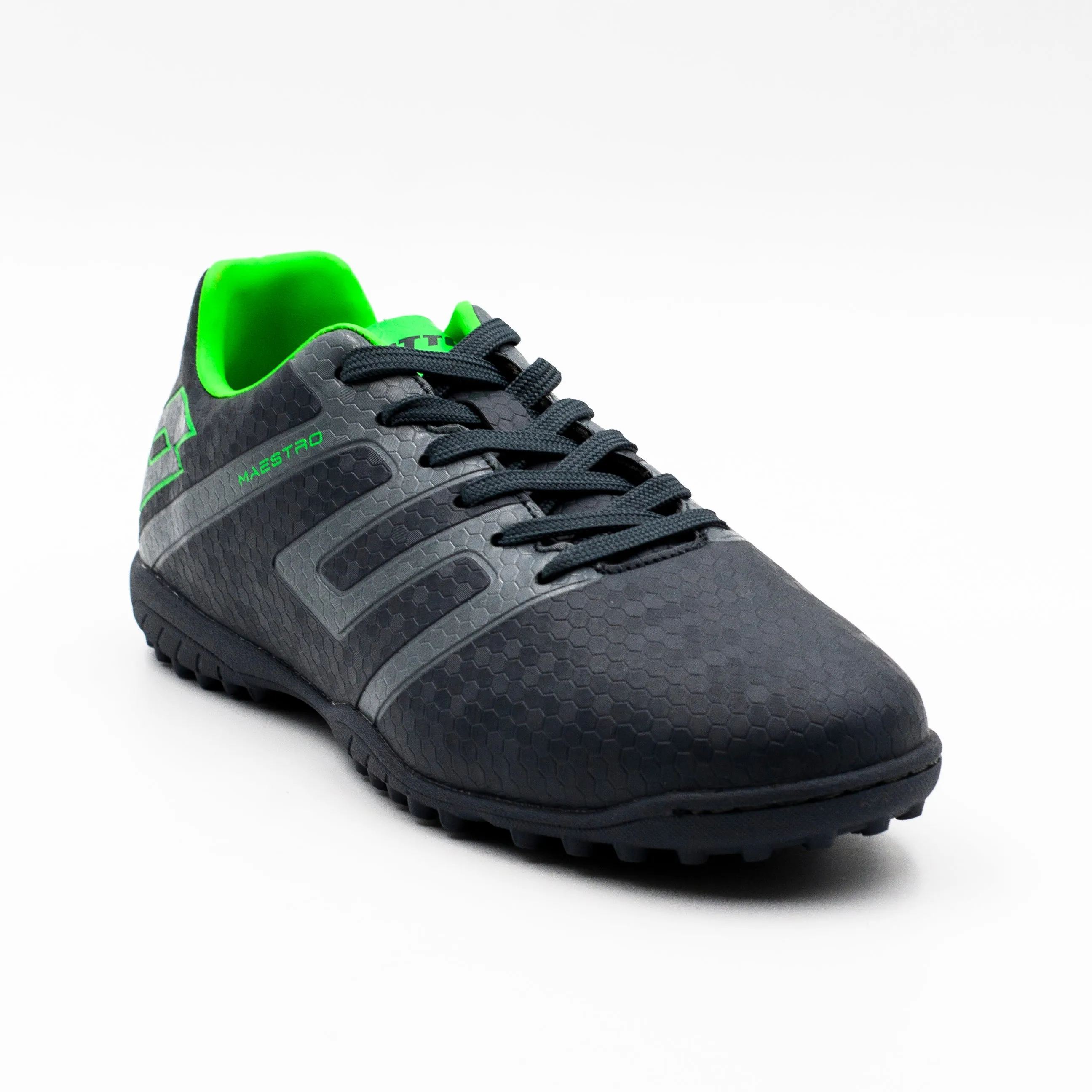 Lotto Maestro JR Zapatilla Baby Juvenil con cordon gris verde