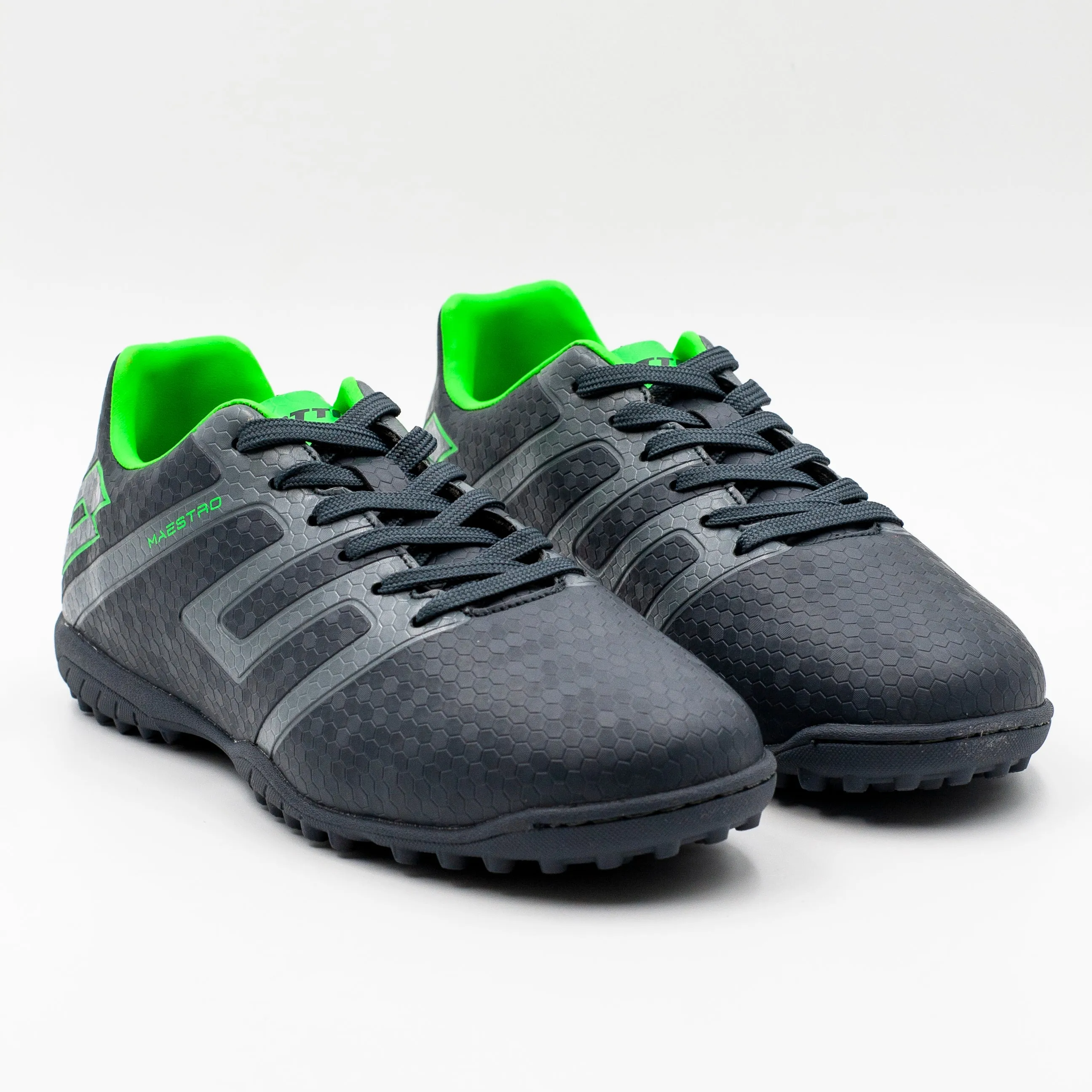 Lotto Maestro JR Zapatilla Baby Juvenil con cordon gris verde