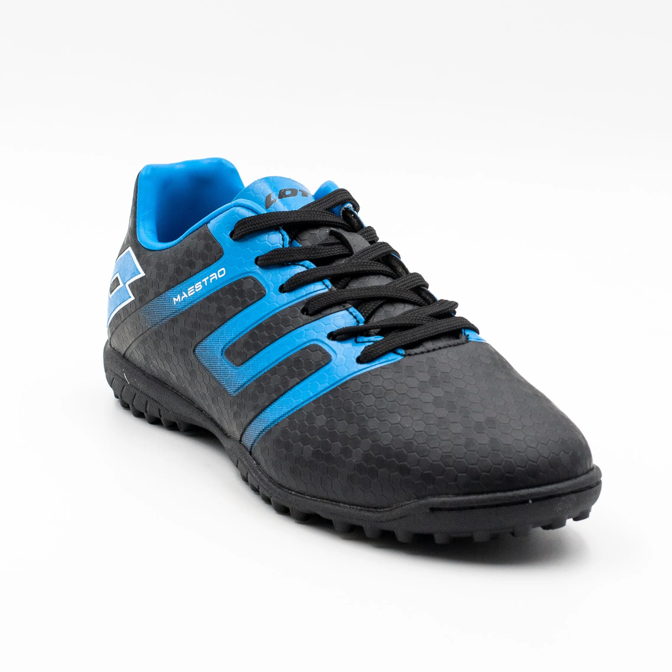 Lotto Maestro JR Zapatilla Baby juvenil con cordon Negro Azul