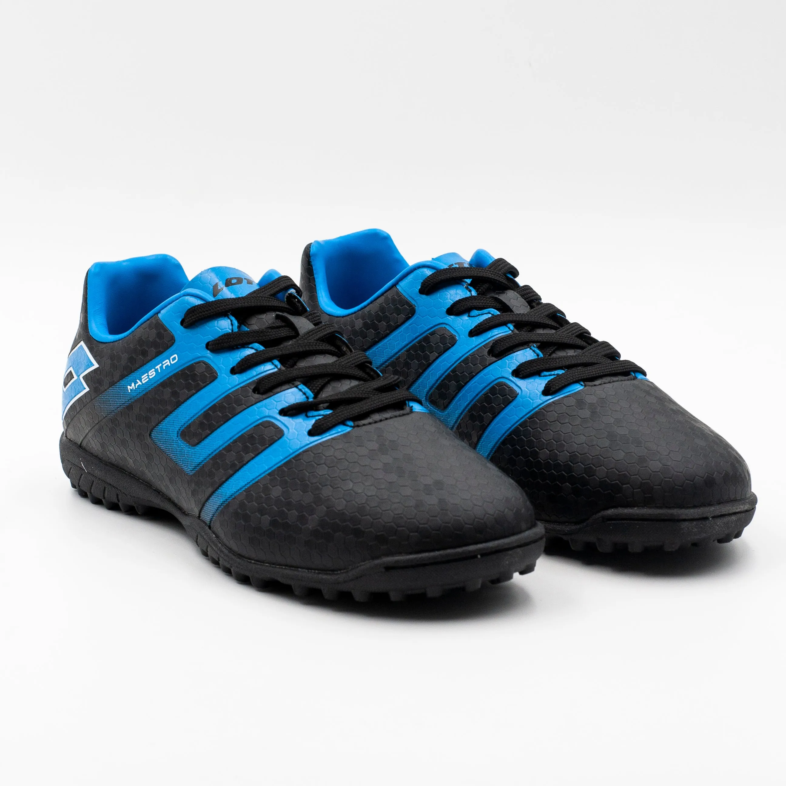 Lotto Maestro JR Zapatilla Baby juvenil con cordon Negro Azul