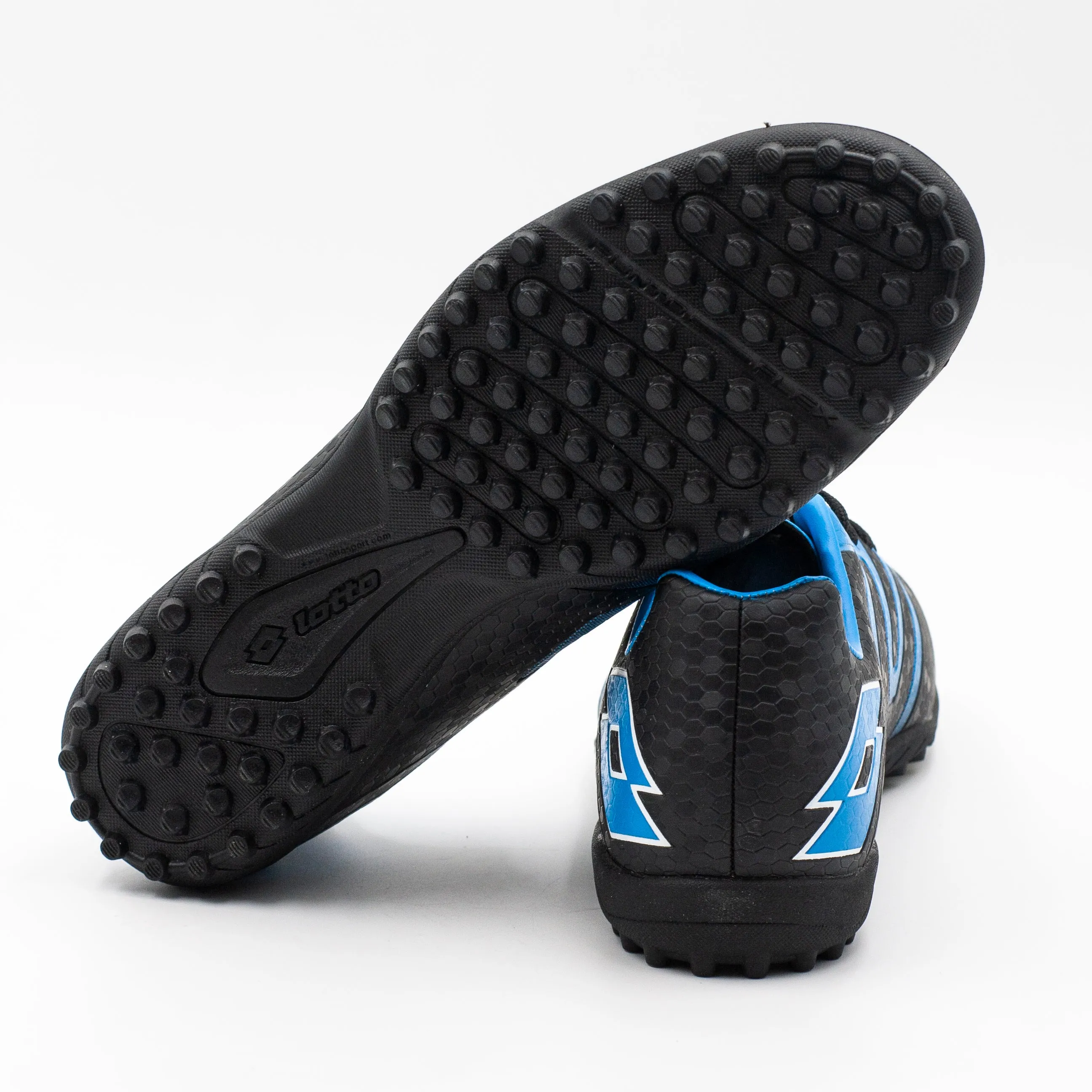 Lotto Maestro JR Zapatilla Baby juvenil con cordon Negro Azul