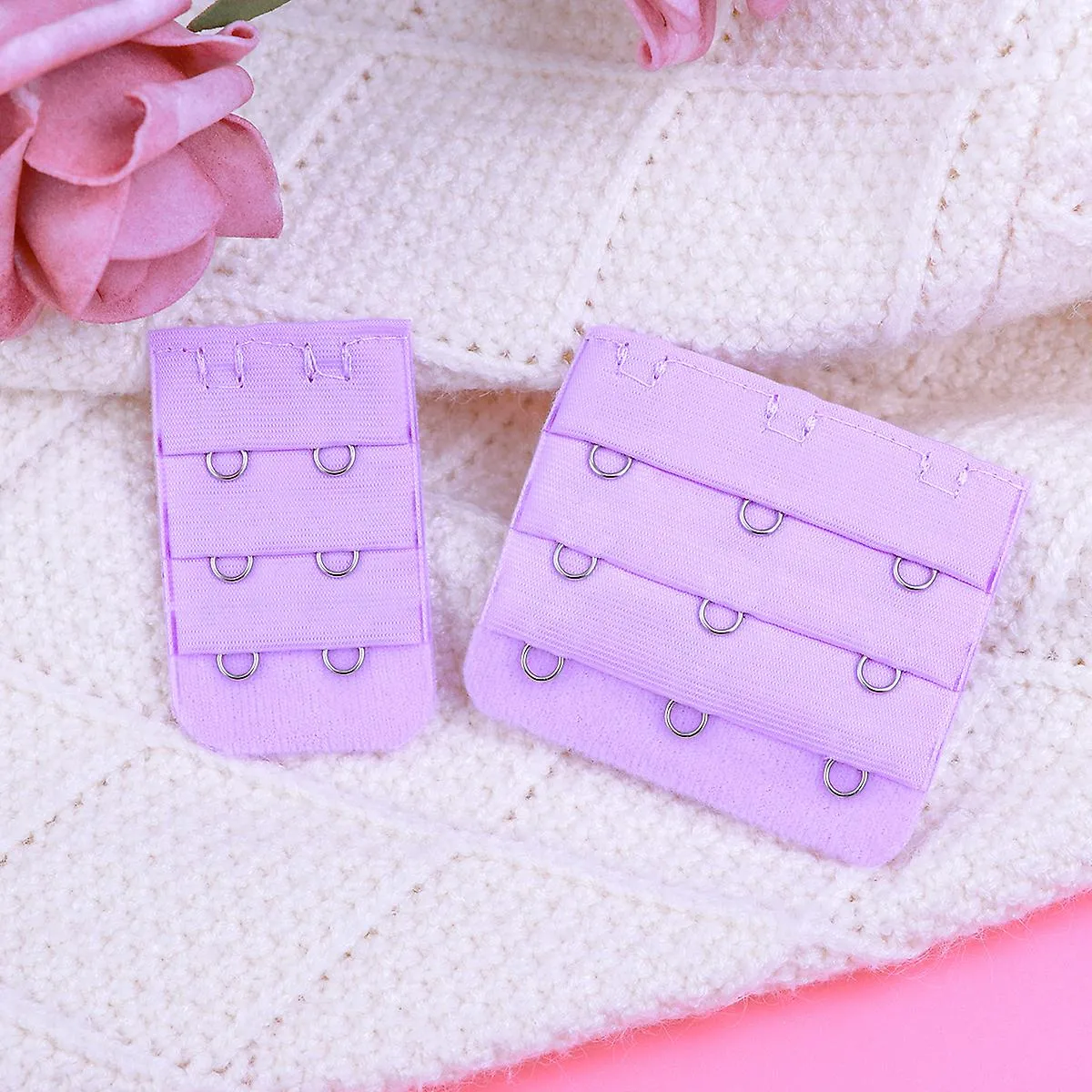 LUOEM 36 Pieces Women's Bra Extenders Brassiere Extension Hooks 2 Hooks and 3 Hooks (18 Colors)