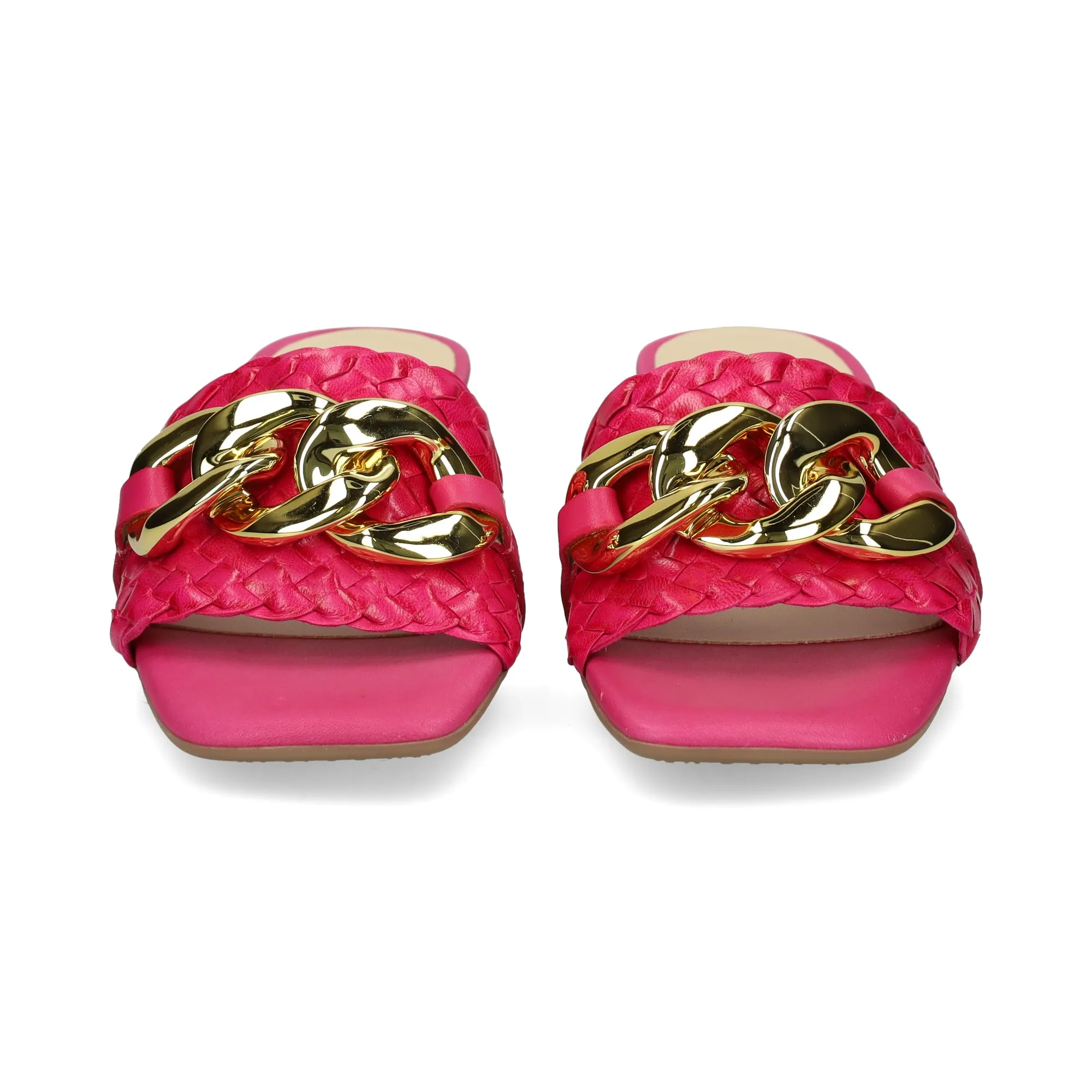 LÓPEZ Sandalias con tacón de Mujer 604 FUXIA
