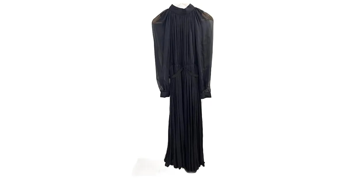 MAISON RABIH KAYROUZ Vestidos T.Seda M Internacional Negro 