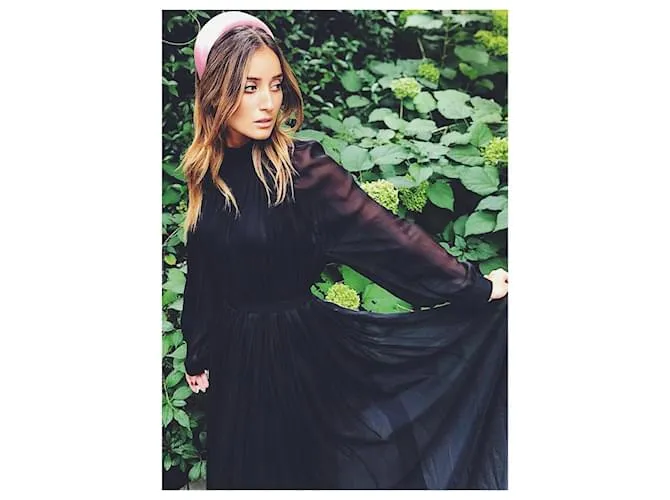 MAISON RABIH KAYROUZ Vestidos T.Seda M Internacional Negro 