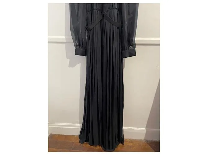 MAISON RABIH KAYROUZ Vestidos T.Seda M Internacional Negro 