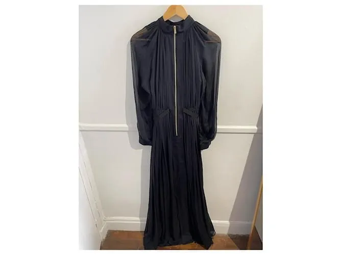 MAISON RABIH KAYROUZ Vestidos T.Seda M Internacional Negro 