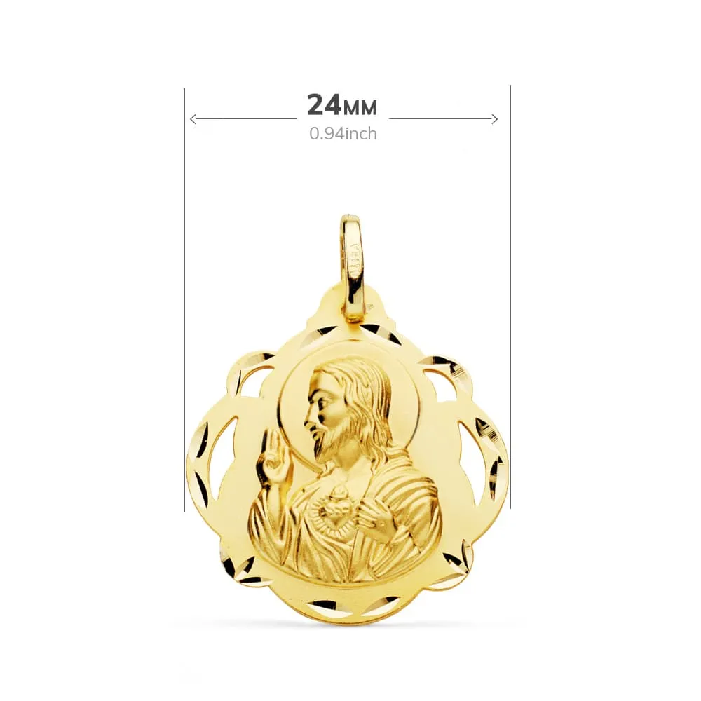 Medalla Escapulario Oro