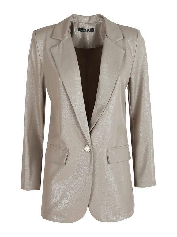 Melitea Blazer mujer oversize de un solo botón