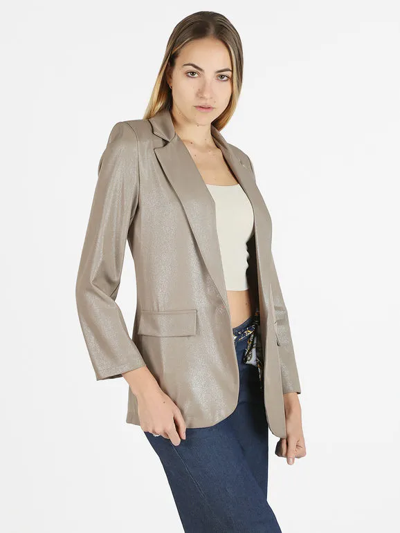 Melitea Blazer mujer oversize de un solo botón